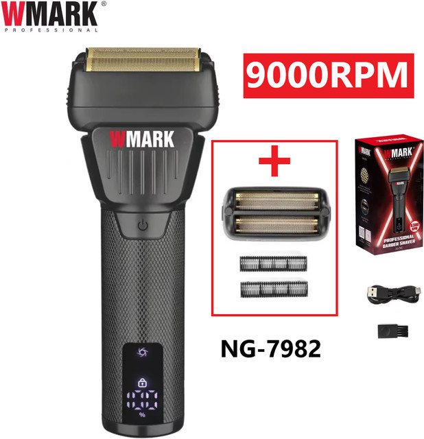 WMARK Elektrorasierer für Herren, Schwarz - Bild 1