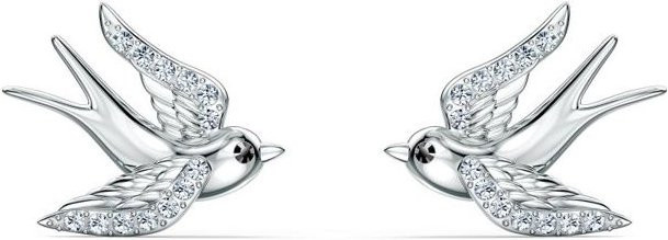 Swarovski Ohrringe, Weißgold, Silber, Kristall, Damen - Bild 1