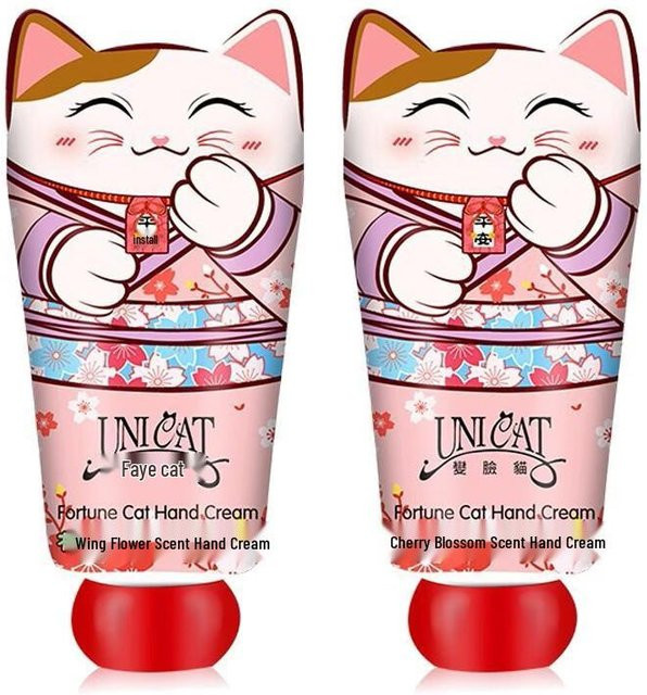 UNI CAT Kirschblüten Handcreme, 2 x 40 ml, Unisex - Bild 1