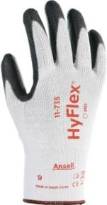 Ansell HyFlex 11-735 Schutzhandschuhe in Weiß, Größe 9 - Bild 1