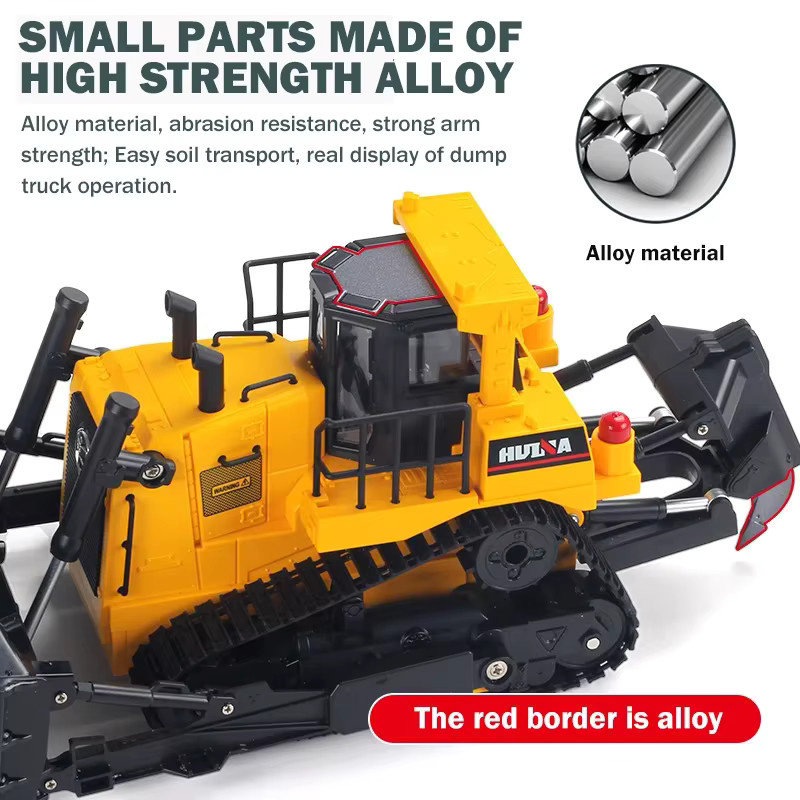 HUINA 1554 RC Truck, Fernbedienung Auto, 1:16, Metall, Gelb - Bild 4