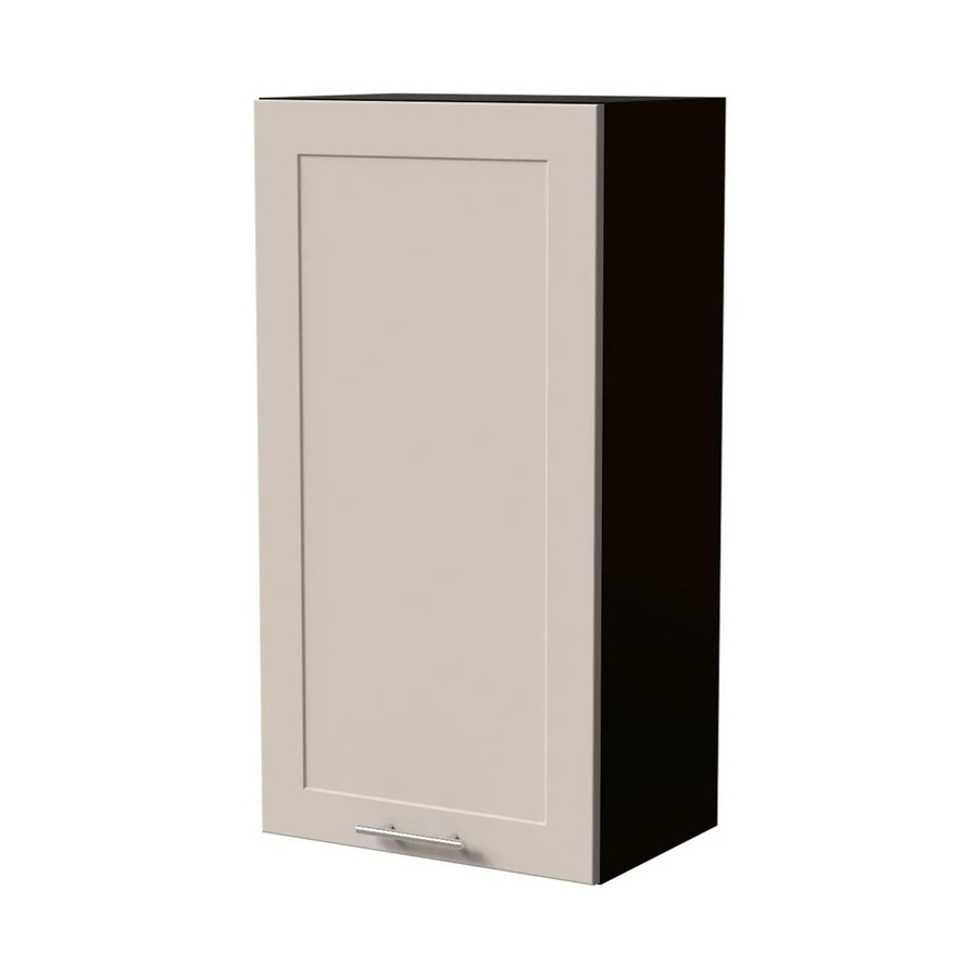 Feldmann-Wohnen Hängeschrank Oslo modern Schwarz und Kaschmir Matt B/T/H: 50 x 32,5 x 96 cm - Bild 2