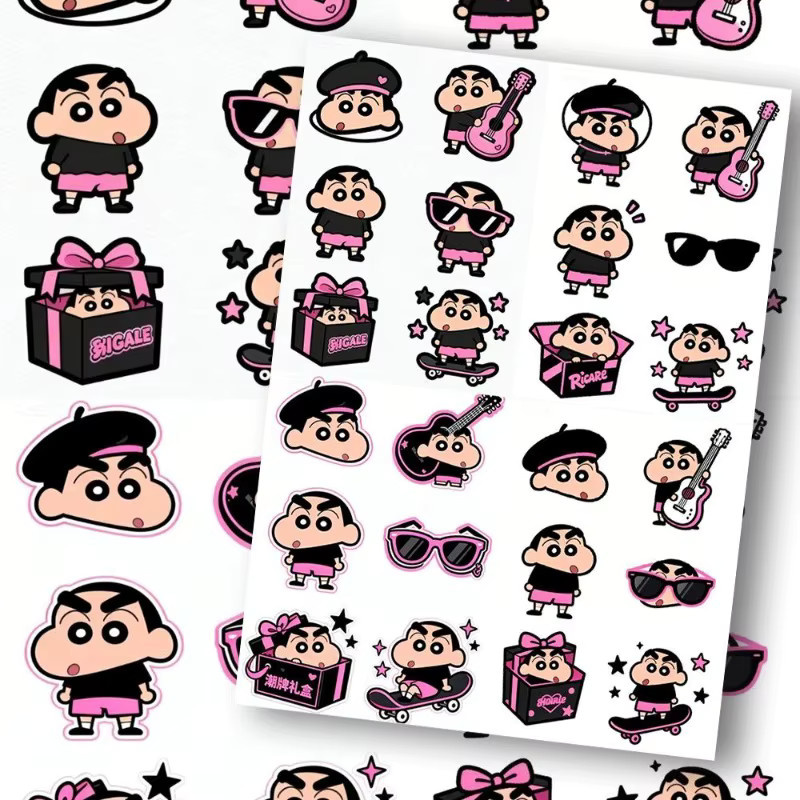 Crayon Shin-chan Mini-Aufkleber, Bunt, Tiere - Bild 2