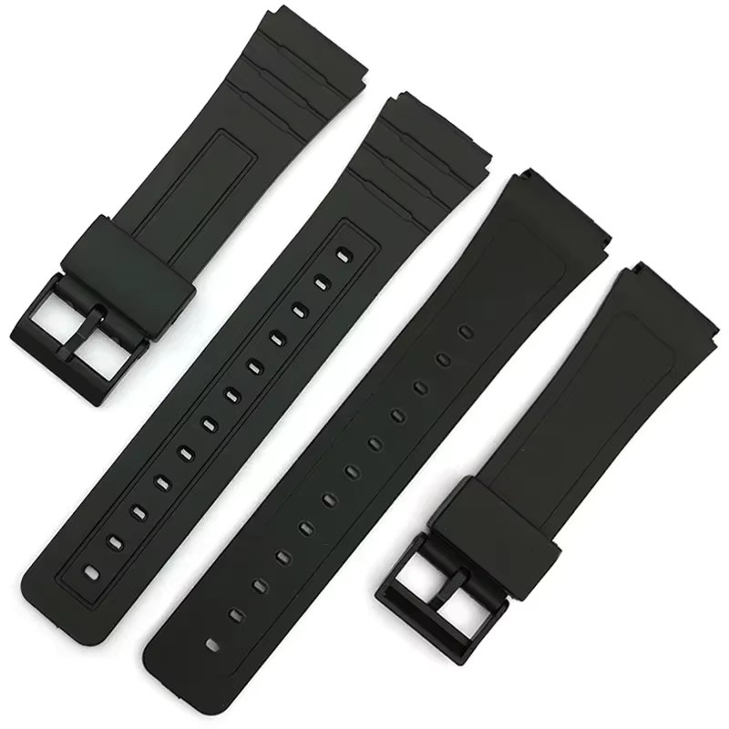 Uhrenarmband Silikon, Schwarz, Unisex - Bild 3