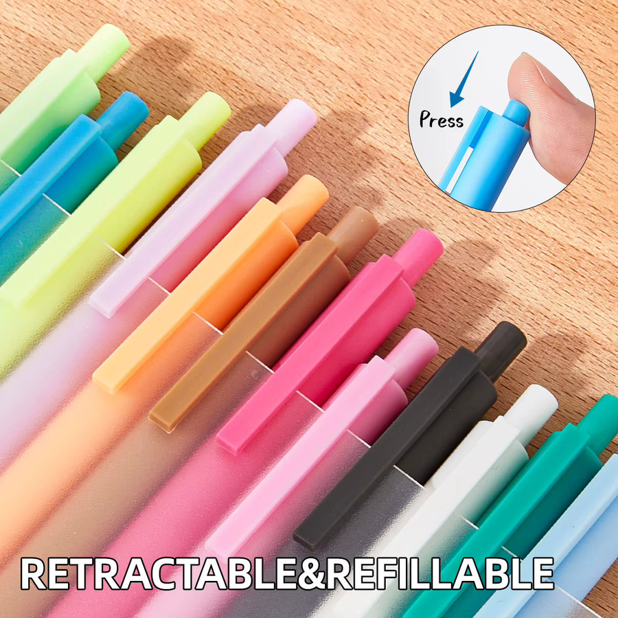 Kolorowys Acryl-Gelstifte Set mit 12 Farben und 0,6 mm feiner Spitze für Malbücher und Bastelarbeiten - Bild 5