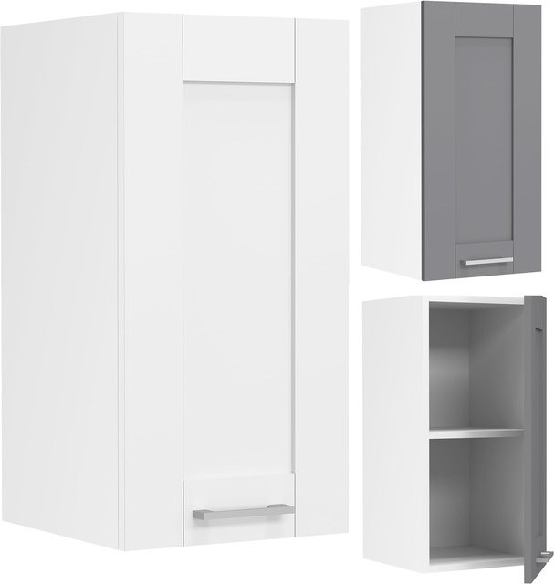 VCM Küchenschrank hängend Colura im Landhaus Stil mit zwei Fächern, H x B x T: 60 x 30 x 31 cm - Bild 1