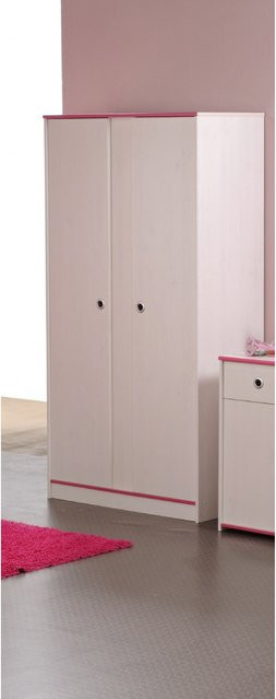 Parisot Kleiderschrank Smoozy 11, 2-türig, Weiß Matt, B/T/H: 90 x 51 x 182 cm - Bild 1