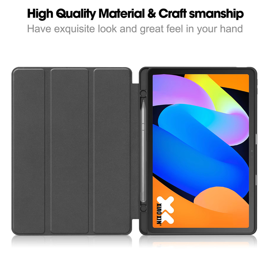 Magnetische Leder Smart Cover Schutzhülle für Lenovo Idea Tab 11 TB336FU und Xiaoxin Pad 11 2025 TB335FC mit Stifthalter in Gold - Bild 2