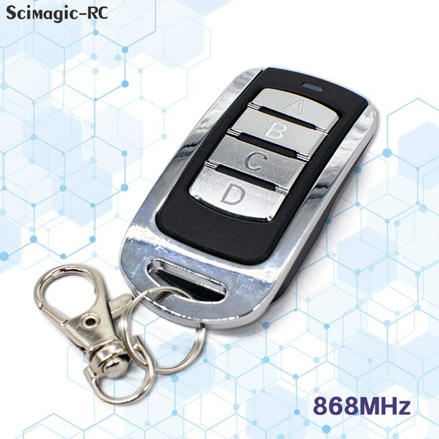 Scimagic-RC Garagentor-Fernbedienung Kopiergerät für 868MHz Digital D302 D304 382 in Schwarz und Gelb - Bild 1