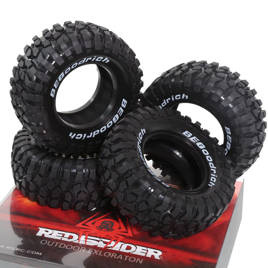 MJX RC Crawler Auto Zubehör, 4-teiliges Set, 1:12, Reifen, 95mm - Bild 4