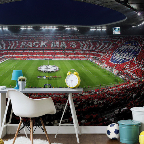 K&L Wall Art XXL Vliestapete FC Bayern München Pack Mas, mehrfarbig, matt, B/H: 384 x 260 cm - Bild 2
