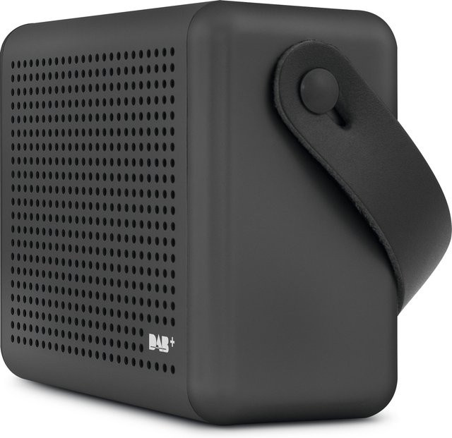 Nordmende Transita 110 Portables DAB+ Digitalradio in Weiß Anthrazit mit Akku und Tragegriff - Bild 1