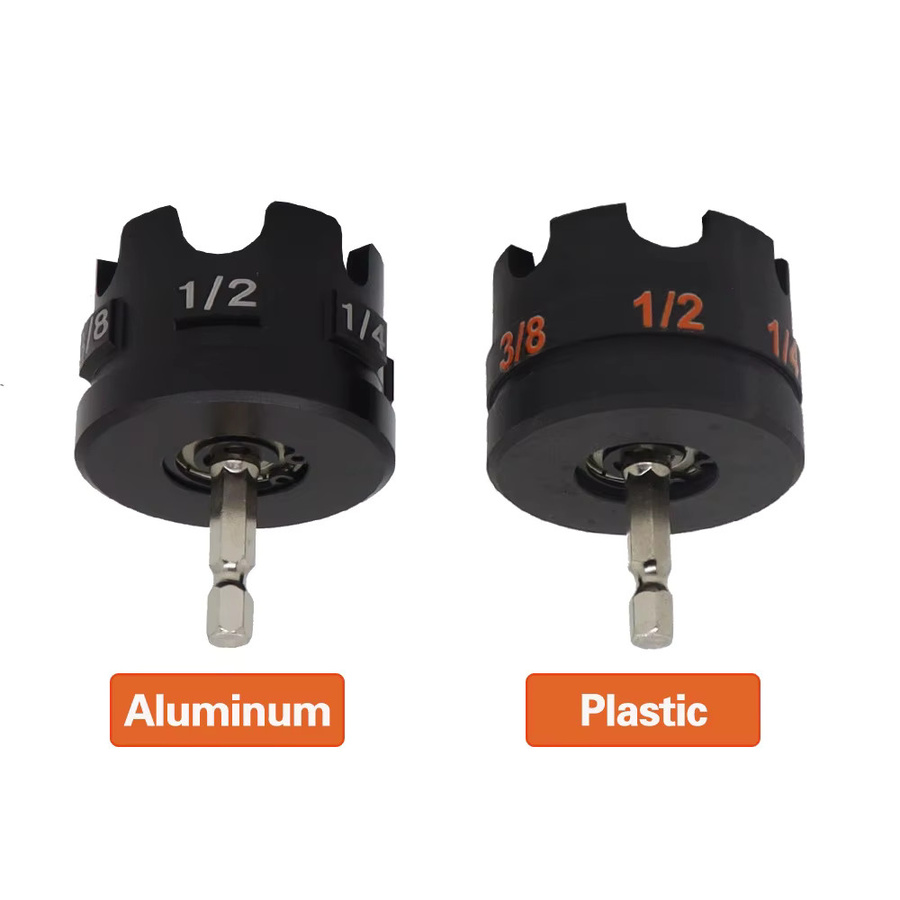 Sechskantschaft-Mutternschlüssel aus Aluminiumlegierung in Schwarz für 1/4-Zoll, 3/8-Zoll und 1/2-Zoll Gewindestangen - Bild 5