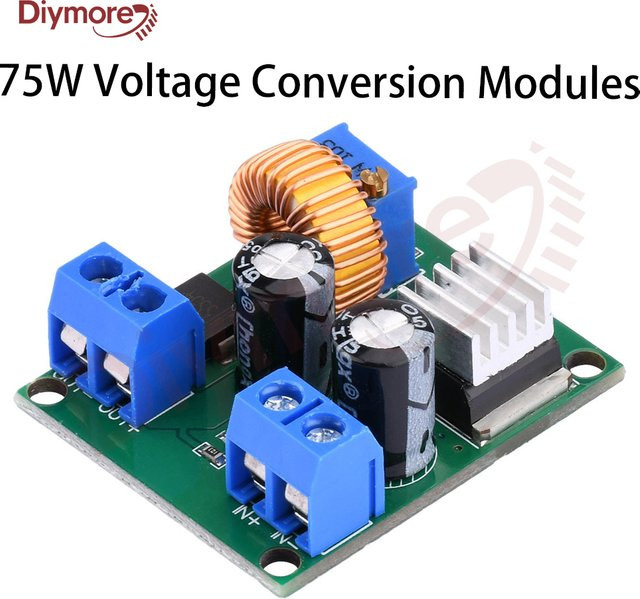 diymore DC-DC Abwärtswandler Step-Down-Modul einstellbarer Spannungsregler 4-38V auf 1.25-36V in Multicolour - Bild 1