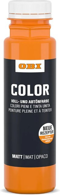OBI Color Voll- und Abtönfarbe Gelb-Orange, 250 ml - Bild 1