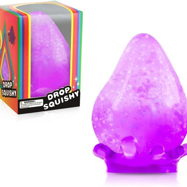 Needoh Wassertropfen Squishy Spielzeug, violett - Bild 1
