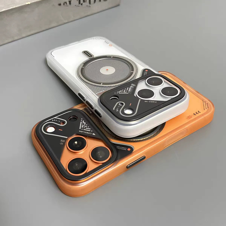 Magnetische iPhone Hülle mit MagSafe und Linsenschutz in Blau für iPhone 17 Pro Max, 16, 15, 14, 13 mit mattierter PC-Abdeckung - Bild 2