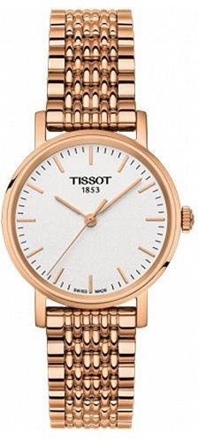 Tissot Armbanduhr, Quarz, Edelstahlgehäuse, 30 mm, Rose Gold, Weiß - Bild 1