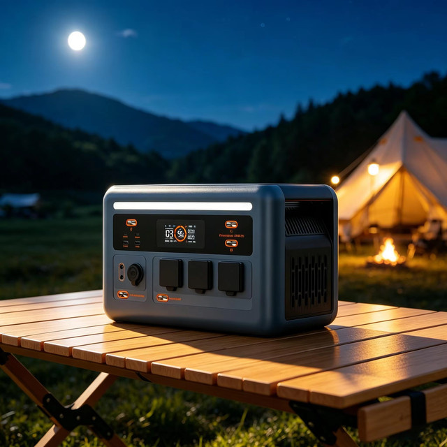 PowerMax 1800SE Tragbare Powerstation 1800W mit 1024Wh LiFePO4-Batterie und Solarpanel für Outdoor-Camping - Bild 1