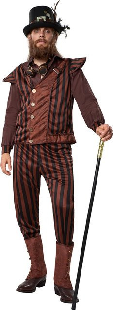 tectake Herrenkostüm Steampunk Gentleman, Braun - Bild 1