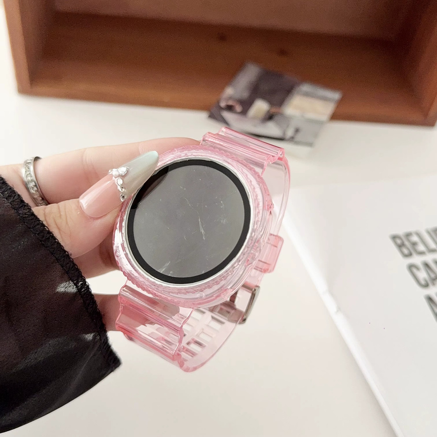 Armband für Samsung Galaxy Watch 8, Kunststoff, Transparent, Klassisch - Bild 2