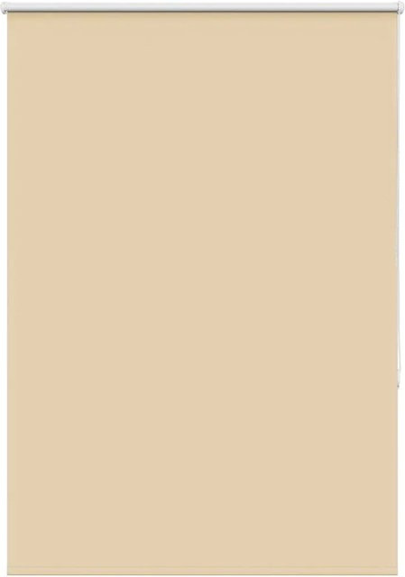 vidaXL Verdunkelungsrollo Beige aus Polyester mit Thermofunktion B/H: 105 x 150 cm - Bild 1