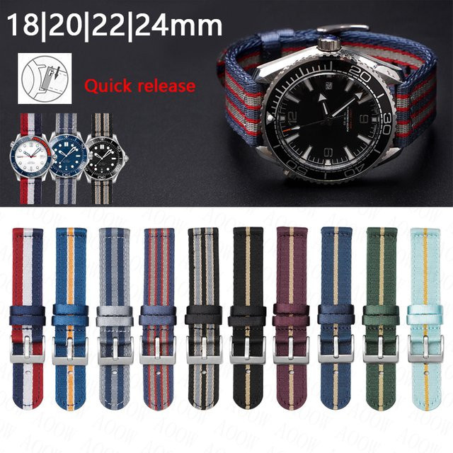Uhrenarmband Nylon, geflochten, Unisex - Bild 1