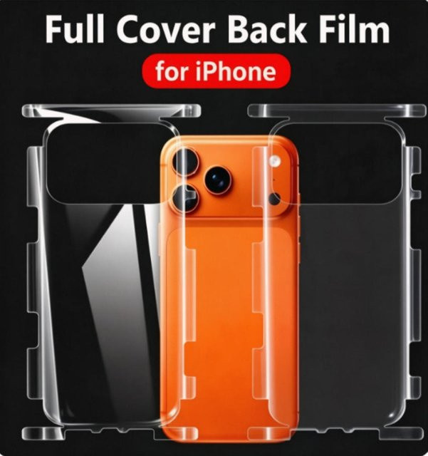 2er-Pack Hydrogel-Displayschutzfolien und Rückseitenfolien für Apple iPhone 17 Pro Max, 17 Air und 17 Pro, transparent - Bild 1