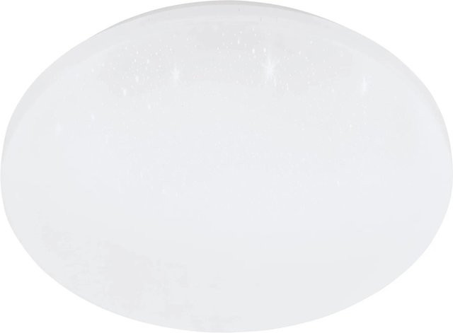 EGLO LED-Deckenlampe FRANIA-S Weiß mit Kristall-Effekt, Durchmesser: 31 cm, 1850 lm, 3000 K, IP44 - Bild 1