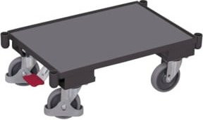 Cordes Euro-System-Roller VARIOFIT mit Boden und Eckhülsen in Anthrazit RAL 7016 - Bild 1