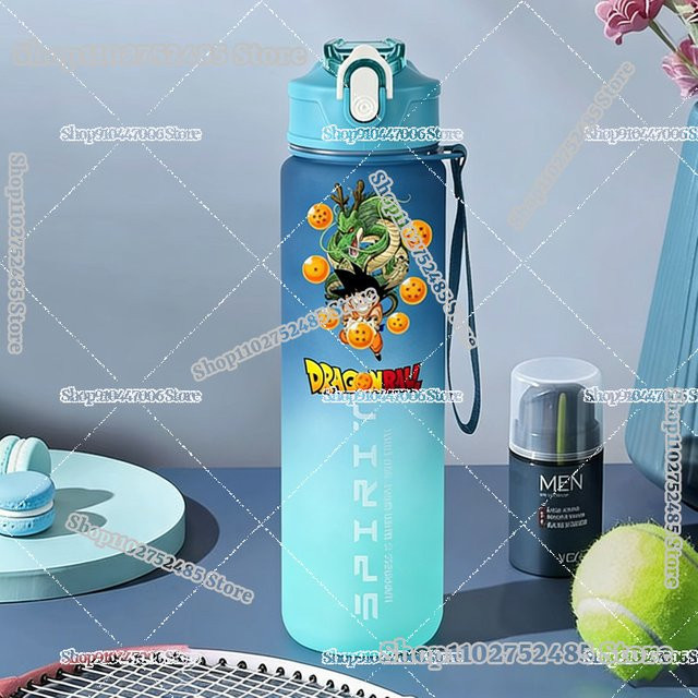 Bandai Dragon Ball Weltraum-Becher Sport-Wasserflasche mit Farbverlauf für Damen und Herren in Multicolour - Bild 1