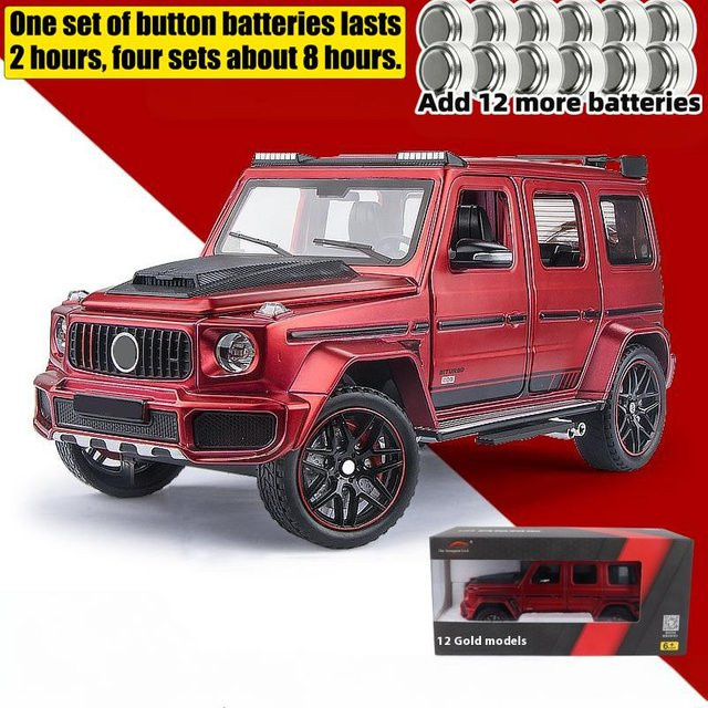 Linyi toy car Mercedes Benz G800 Modellauto, 1:24, Metall, ab 14 Jahren - Bild 1