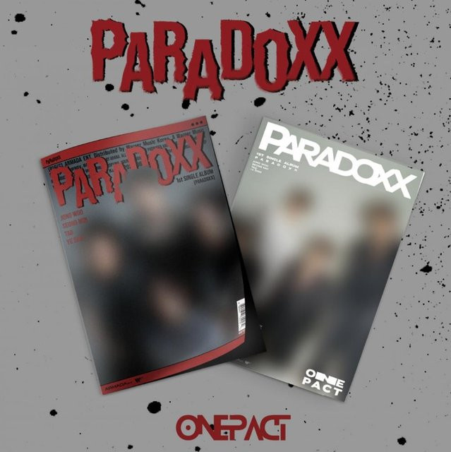 One Pact Paradoxx 1 Single-Album in Grau von Withmuu Kpop - Bild 1