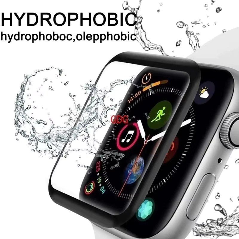 3er-Set Keramik-Displayschutzfolie für Apple Watch Ultra, Series 9, 8, 7, 6, 5, 4, 3, 2, SE in Transparent - Bild 4