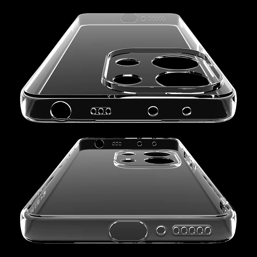 Stoßfeste Silikon Schutzhülle für Xiaomi Redmi Note Serie in Transparent - Bild 5
