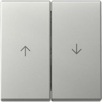 Gira Switch Wippe zweiteilig mit Pfeilsymbol in Silber Edelstahl - Bild 1