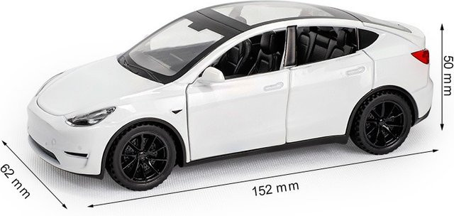 WELLY Modell Y, Spielzeugauto-Modell, 1:32, Metall, mit Akustik-Optik-Funktion und Rückziehfunktion, Mehrfach-Öffnungsfunktion für Türen - Bild 1