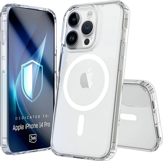 3MK Armor MagCase MagSafe-Hülle für Apple iPhone 14 Pro, Transparent - Bild 1