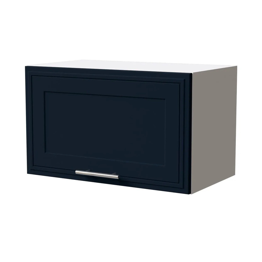 Feldmann-Wohnen Klapphängeschrank Salo W4B/60 mit Kassettenfront in Weiß und Indigo Matt, B/T/H: 60 x 32,5 x 36 cm - Bild 2