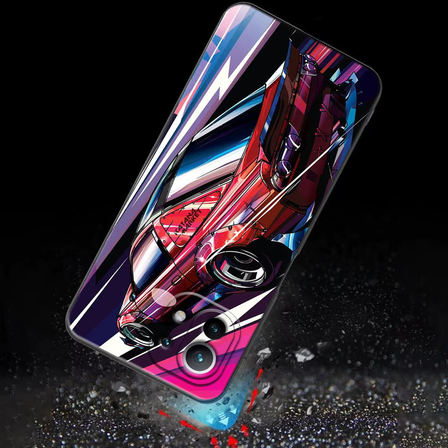 Tokyo JDM Drift Sportwagen Handyhülle für Xiaomi Mi POCO Modelle in Multicolour - Bild 2