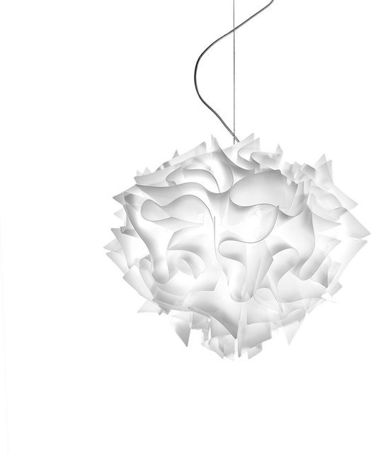 Slamp Veli Suspension Small Pendelleuchte in Weiß-Transparent mit dimmbarer E27-Fassung und organischem Design - Bild 1