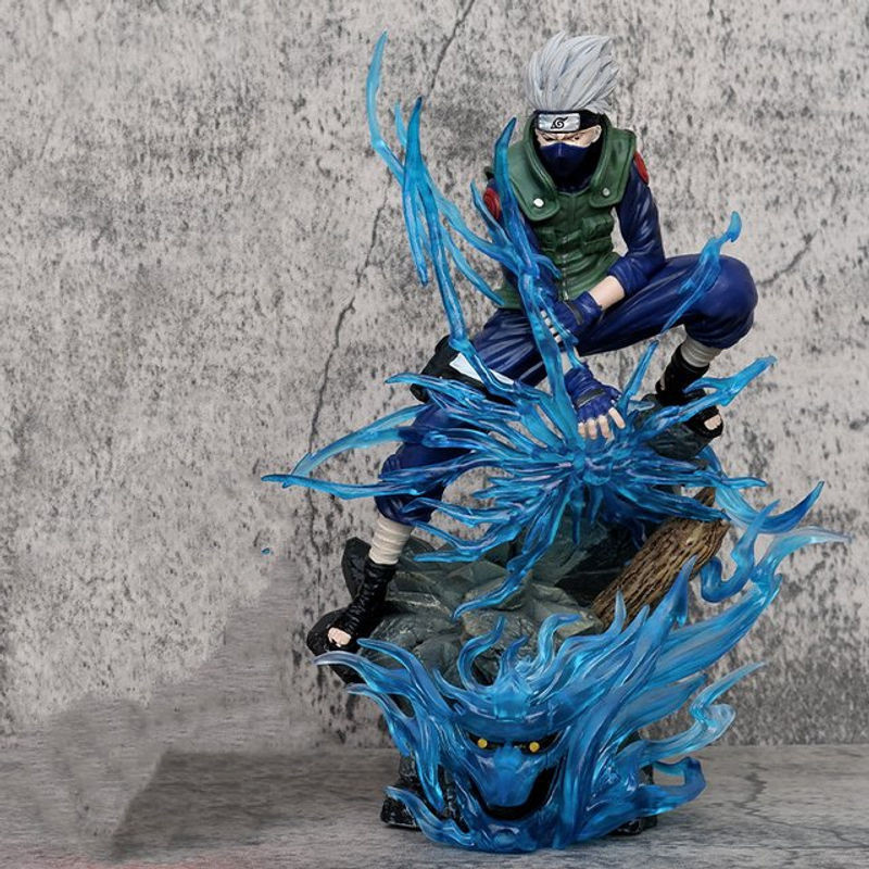Bandai Anime Hatake Kakashi Chidori Ver. GK Action Figure aus PVC, mehrfarbiges Sammlerstück Modell für Kinder - Bild 1