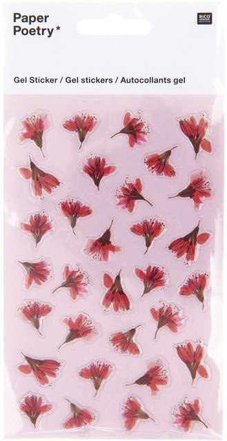 Rico Design Paper Poetry Gelsticker Kirschblüten, 1 Blatt - Bild 1