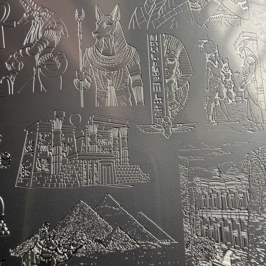 XMQ Nagelkunst-Stempelplatten, Ägyptische Pharao-Vorlagen - Bild 2