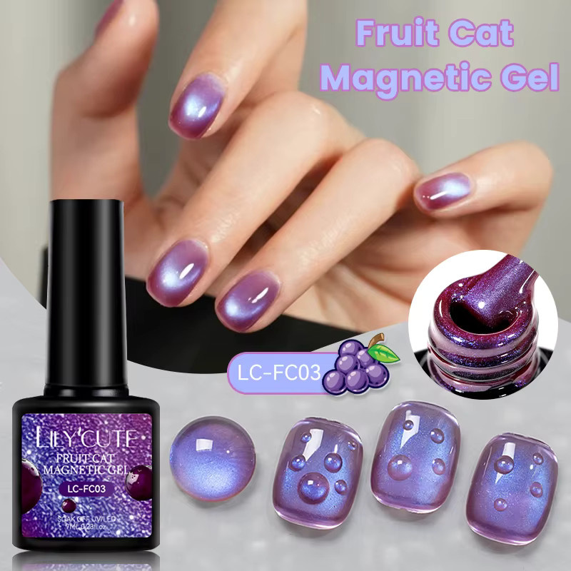 LILYCUTE Cat-Eye-Gel Nagellack, 7 ml, schimmernd - Bild 3