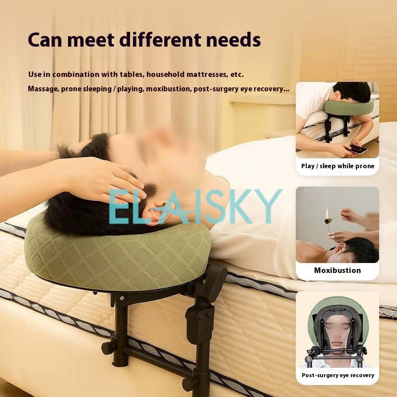 ELAISKY Tragbares Massagebett in Grün für Schönheitstherapie und postoperative Erholung - Bild 2