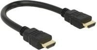 Delock High Speed HDMI Kabel mit Ethernet/LAN in Schwarz für 4K-Auflösung - Bild 1