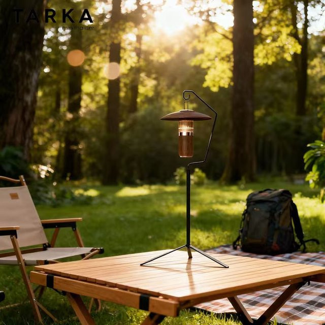 TARKA Laternenständer zusammenklappbarer Camping-Lichthalter für den Tisch Höhe: 41,6 cm, Breite: 20,7 cm - Bild 1