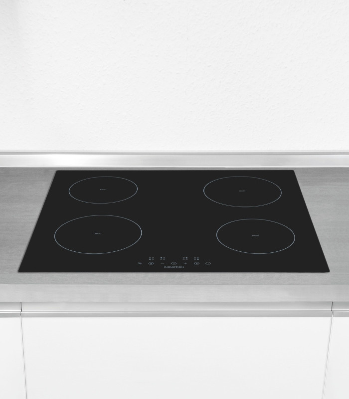 Exquisit EKI600-490 Induktionskochfeld, Einbaukochfeld aus Glas in Schwarz mit Power Boost, Topferkennung und Timer - Bild 2