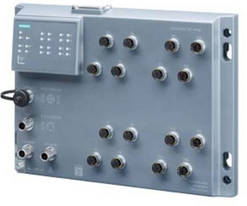 Siemens Industrial Ethernet Switch 6GK5216-0HA00-2TS6 10/100/1000 Mbit/s in Grau - Bild 1